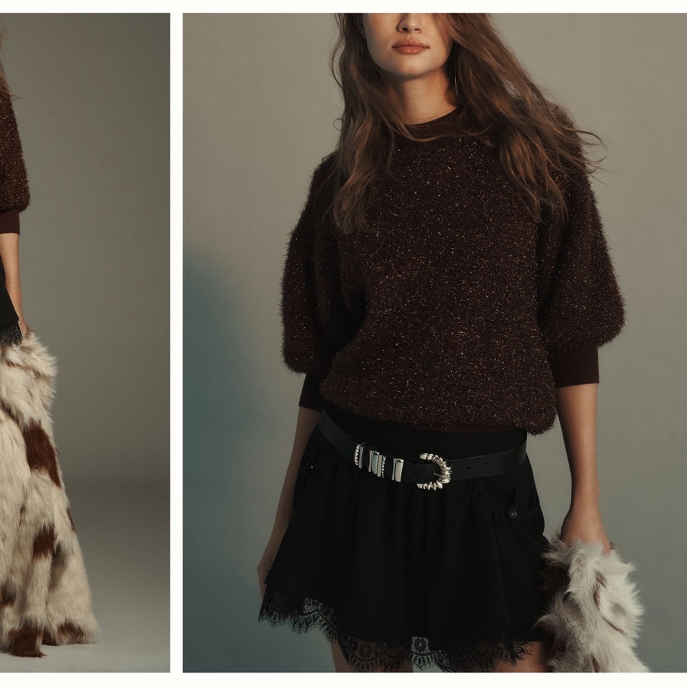 Maeve Dark Brown Women's Sweater
